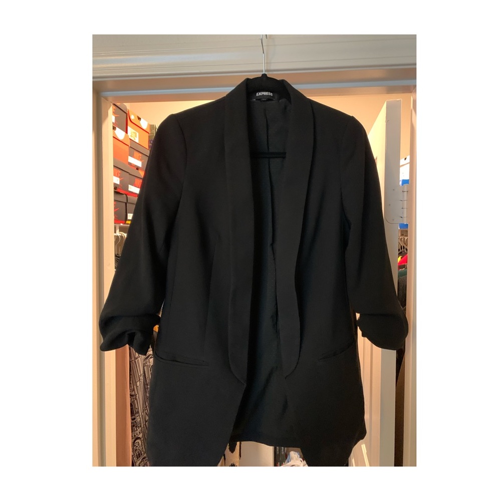 Express Black Boyfriend blazer